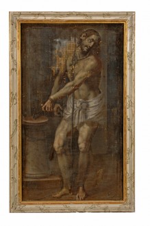 Dipinto del Cristo alla colonna, Parrocchia di Sant'Ambrogio, Frassineto Po (AL)