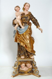Statua Madonna del Rosario, Parrocchia San Felice, Cinaglio (AT)